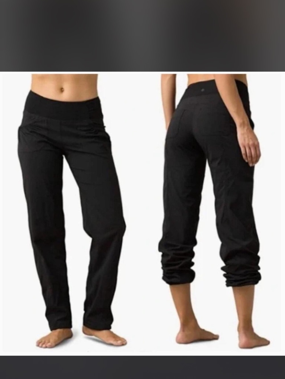 Prana Black Track Pants & Joggers